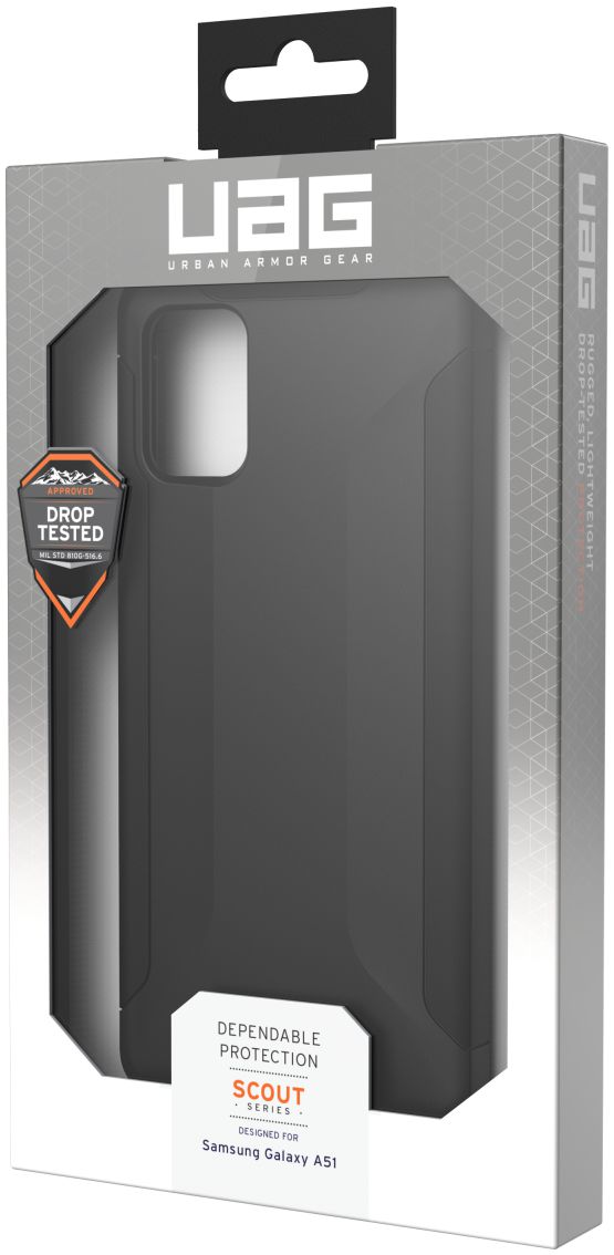 Urban Armor Gear Scout Series Samsung Galaxy A51 Hoesje Zwart afbeelding 15