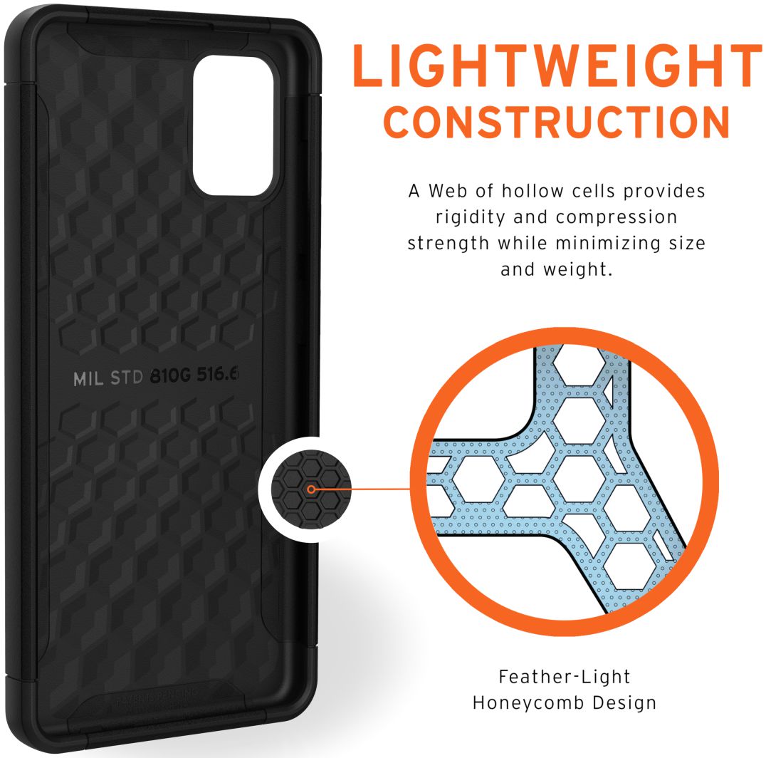 Urban Armor Gear Scout Series Samsung Galaxy A51 Hoesje Zwart afbeelding 5