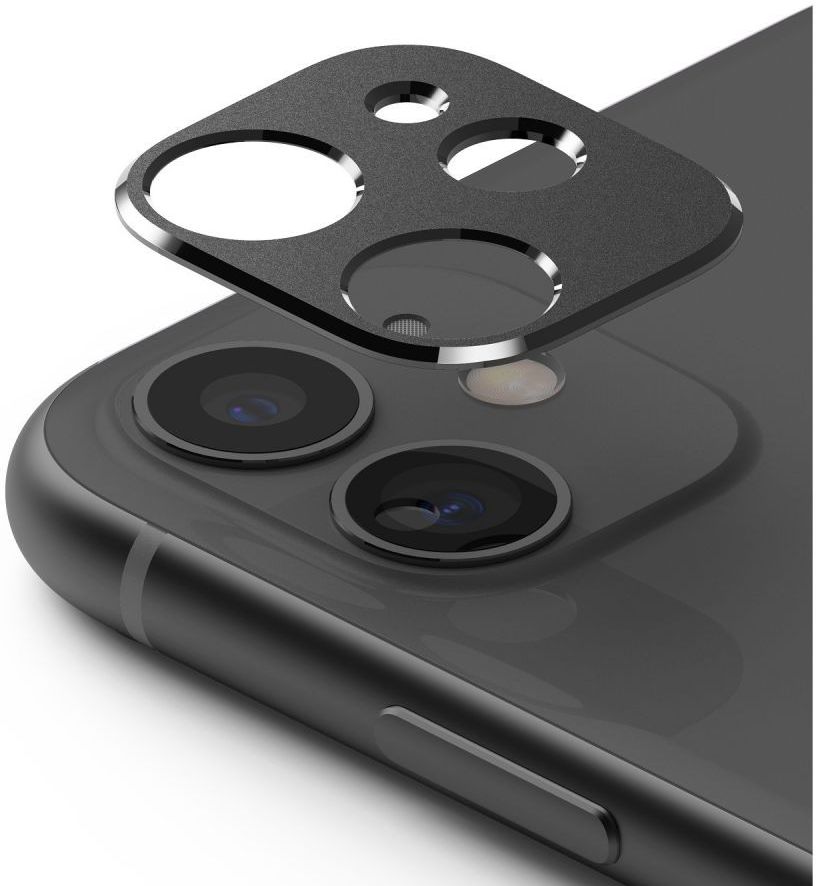 Ringke Tempered Glass Camera Lens Apple iPhone 11 Zwart afbeelding 1