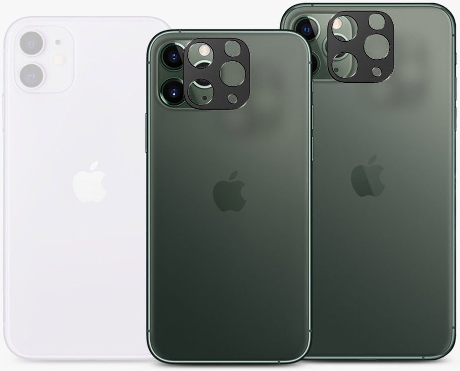 Ringke Tempered Glass Camera Lens Apple iPhone 11 Pro (Max) Zwart afbeelding 4