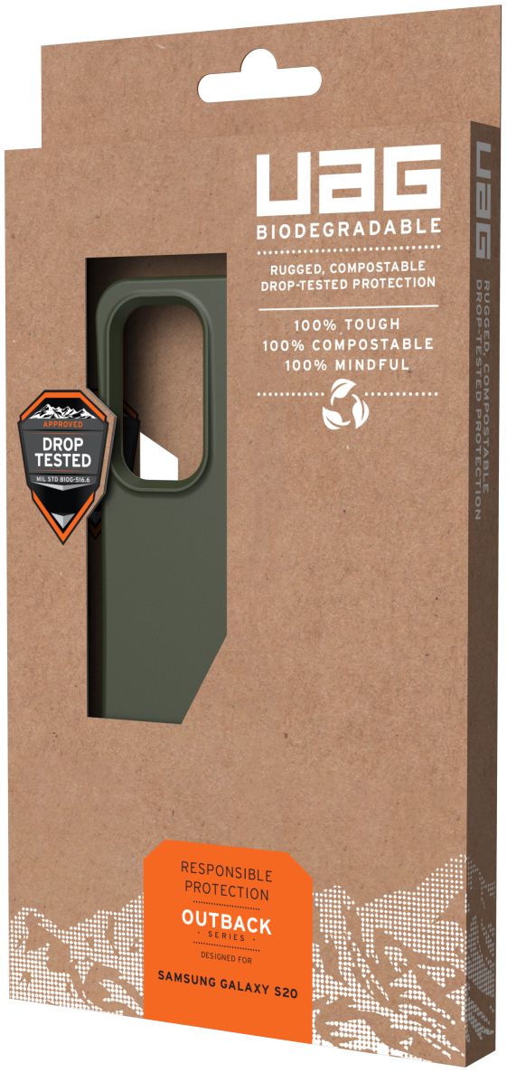 Urban Armor Gear Outback Samsung Galaxy S20 Hoesje Olive afbeelding 13