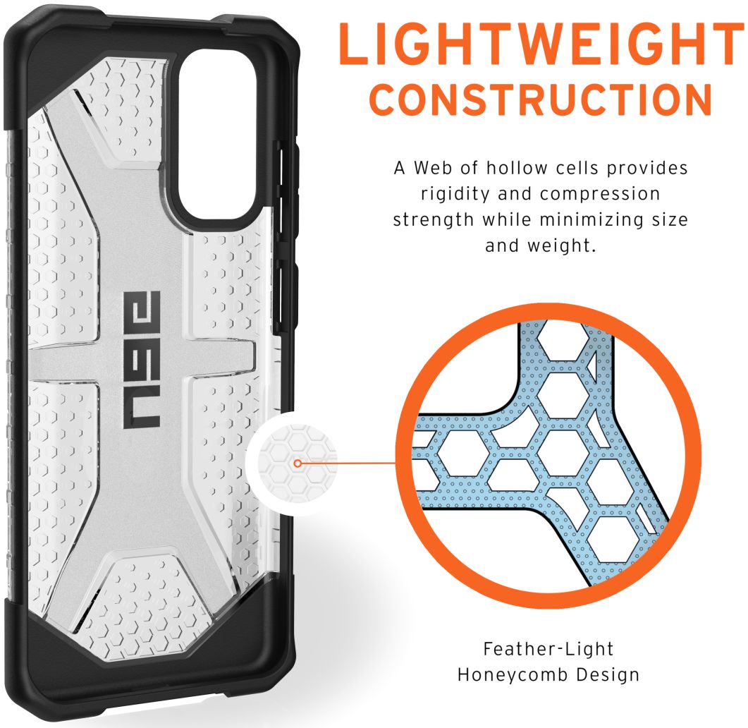 Urban Armor Gear Plasma Samsung Galaxy S20 Hoesje Ice afbeelding 4