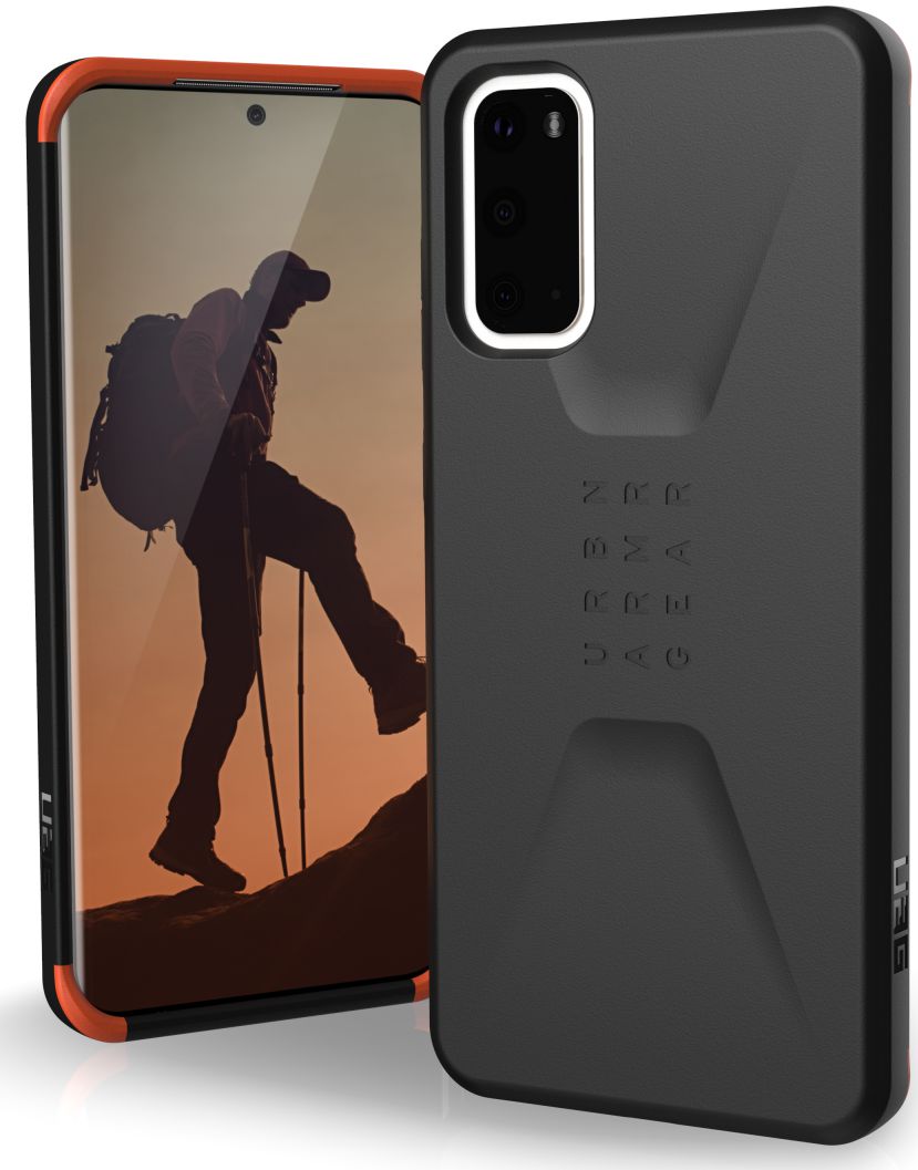 Urban Armor Gear Civilian Series Samsung Galaxy S20 Hoesje Black afbeelding 1