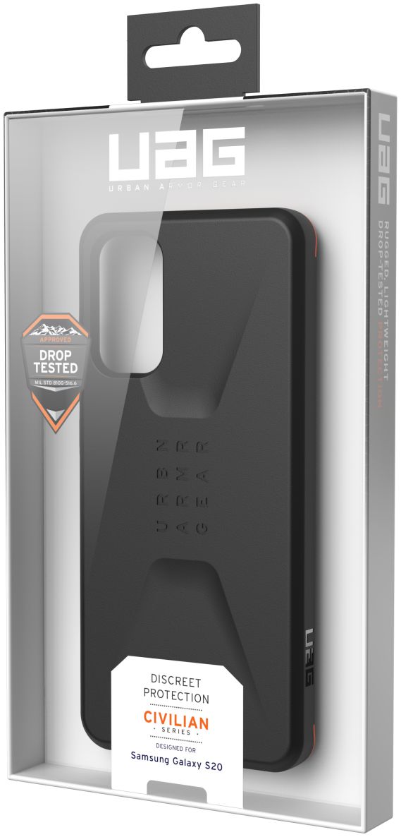 Urban Armor Gear Civilian Series Samsung Galaxy S20 Hoesje Black afbeelding 14