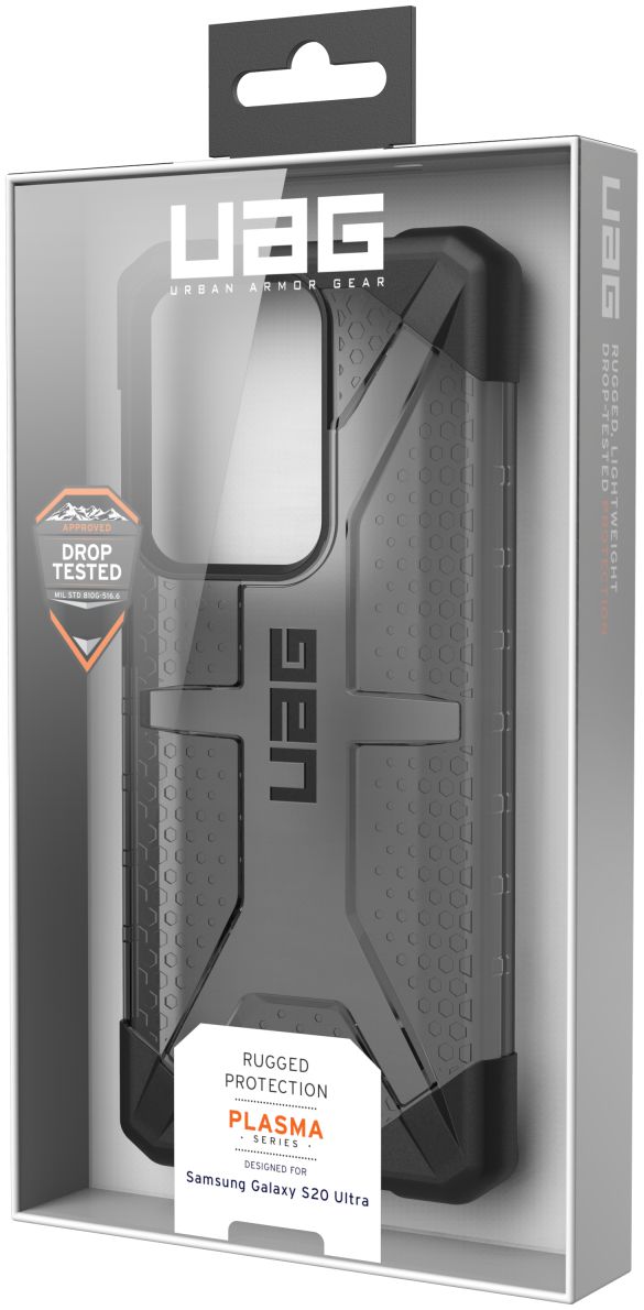 Urban Armor Gear Plasma Samsung Galaxy S20 Ultra Hoesje Ash afbeelding 13