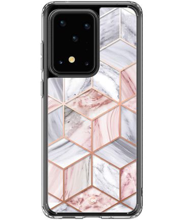 Spigen Ciel by Cyrill Cecile Samsung S20 Ultra Hoesje Pink Marble Hoesjes