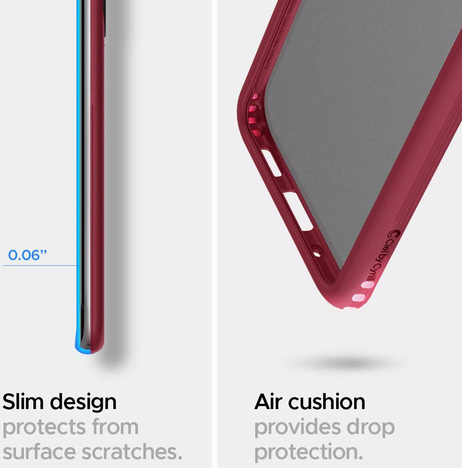 Spigen Cyrill Color Brick Samsung Galaxy S20 Ultra Hoesje Burgundy afbeelding 2