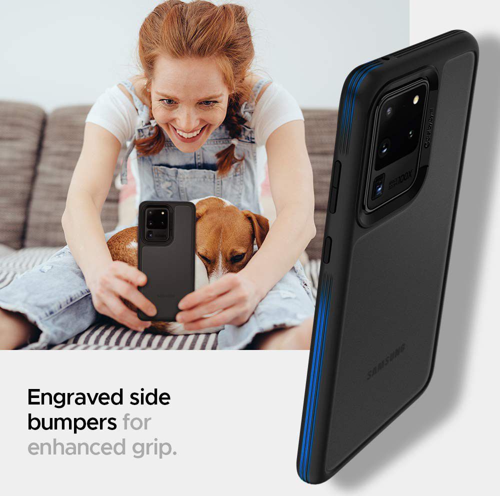 Spigen Ciel by Cyrill Color Brick Galaxy S20 Ultra Hoesje Zwart afbeelding 4