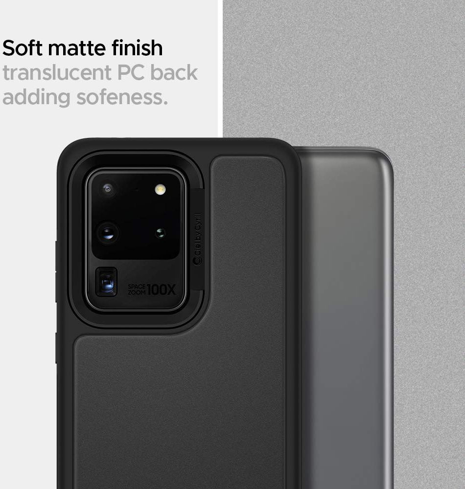 Spigen Ciel by Cyrill Color Brick Galaxy S20 Ultra Hoesje Zwart afbeelding 5