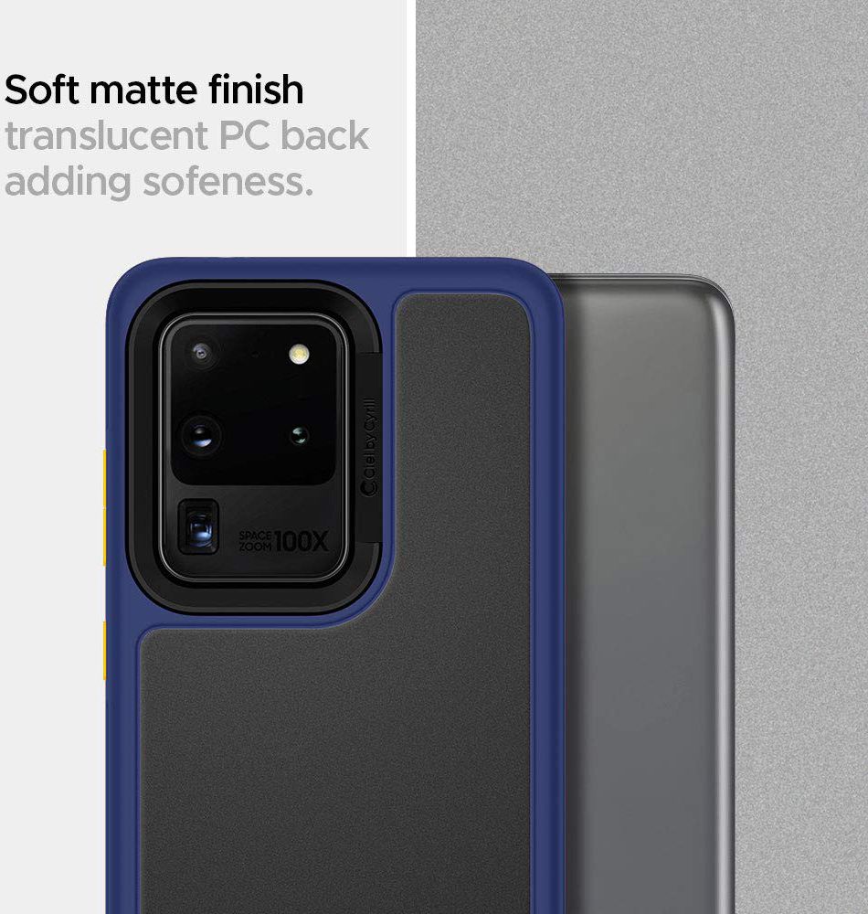 Spigen Cyrill Color Brick Samsung Galaxy S20 Ultra Hoesje Navy afbeelding 6