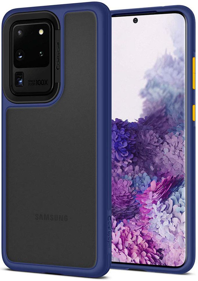 Spigen Cyrill Color Brick Samsung Galaxy S20 Ultra Hoesje Navy afbeelding 1