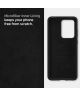 Spigen Cyrill Leather Brick Samsung Galaxy S20 Ultra Hoesje Zwart