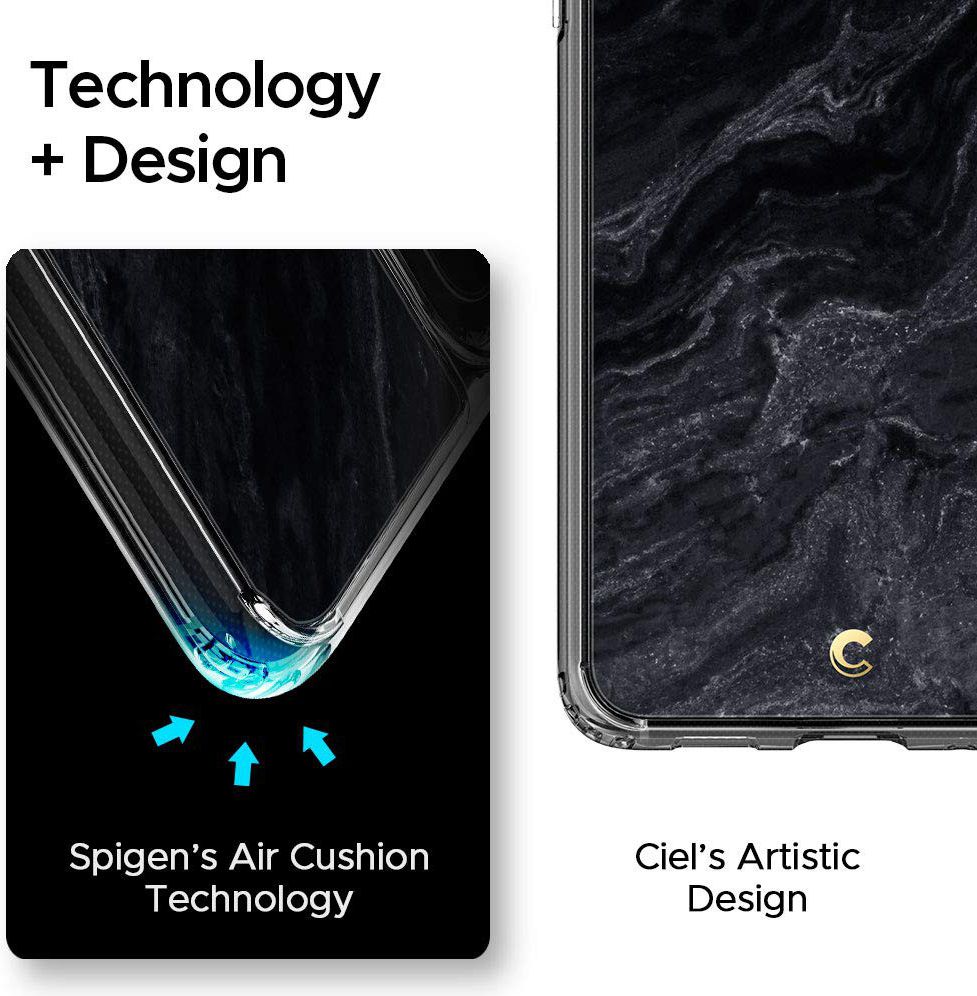Spigen Ciel by Cyrill Cecile Samsung S20 Plus Hoesje Noir Marble afbeelding 8