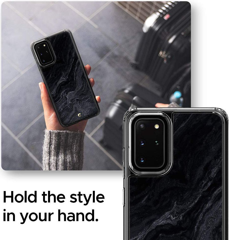 Spigen Ciel by Cyrill Cecile Samsung S20 Plus Hoesje Noir Marble afbeelding 6