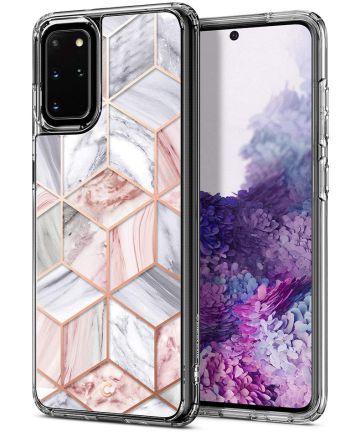 Spigen Ciel by Cyrill Samsung Galaxy S20 Plus Hoesje Pink Marble Hoesjes