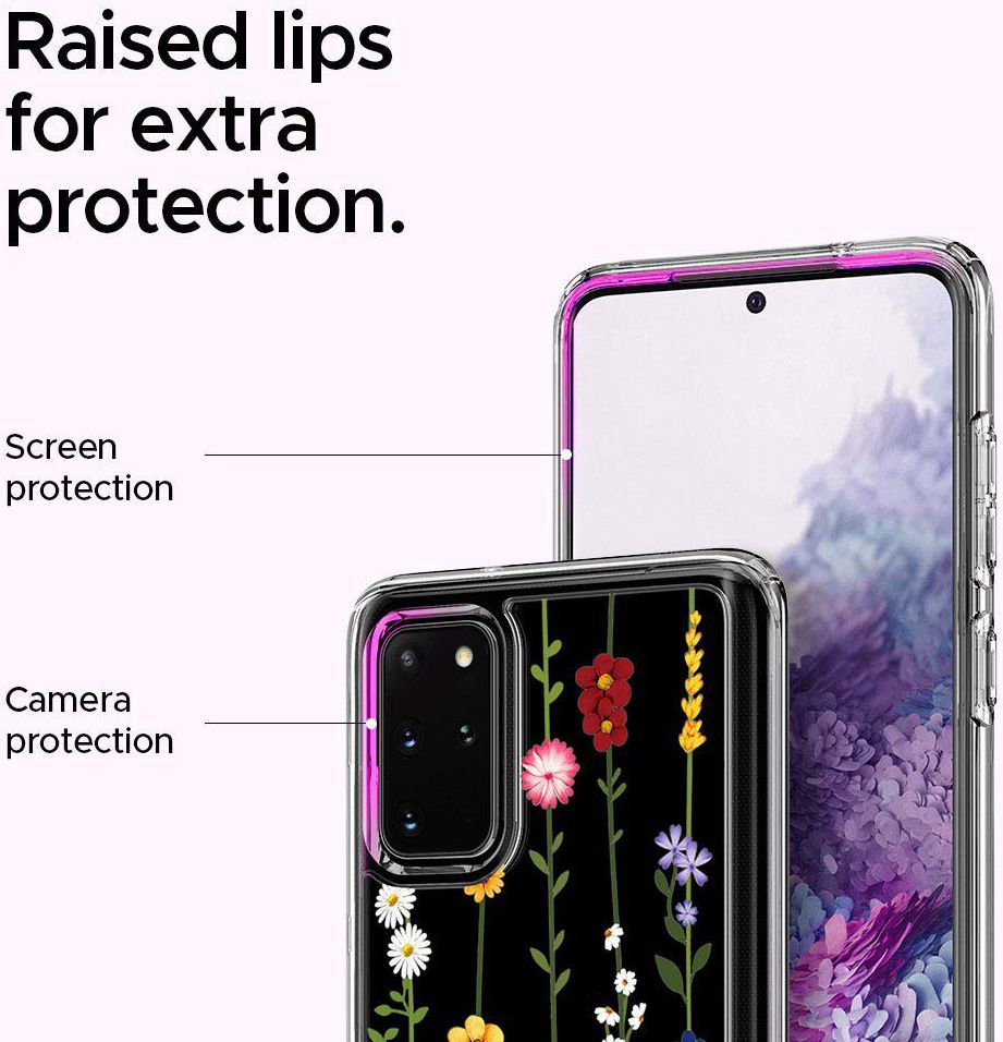 Spigen Ciel by Cyrill Cecile Samsung S20 Plus Hoesje Flower Garden afbeelding 7