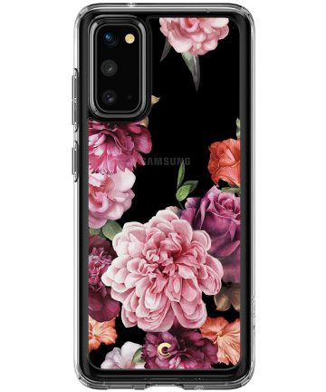 Spigen Ciel by Cyrill Cecile Samsung Galaxy S20 Hoesje Rose Floral Hoesjes
