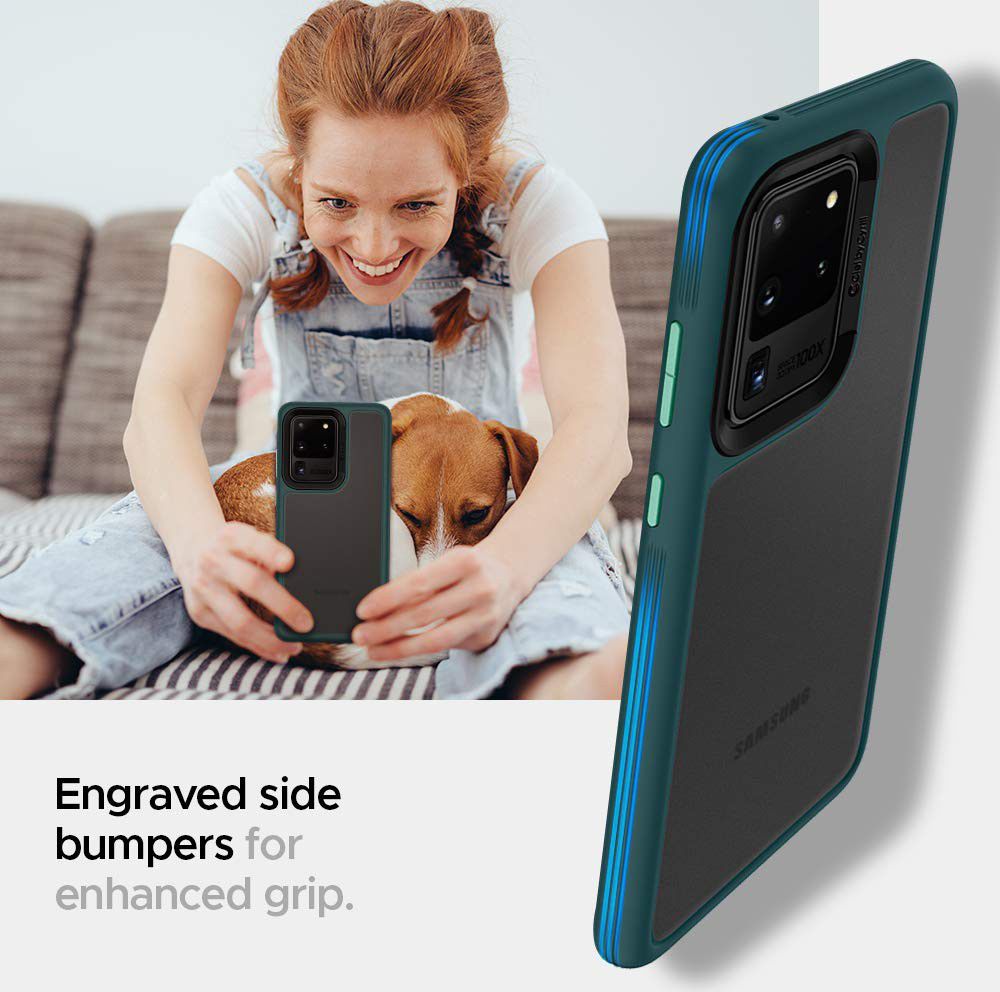 Spigen Cyrill Color Brick Samsung Galaxy S20 Ultra Hoesje Green afbeelding 5