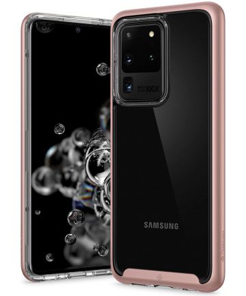 Caseology Skyfall Flex Samsung Galaxy S20 Ultra Hoesje Pink Sand Hoesjes