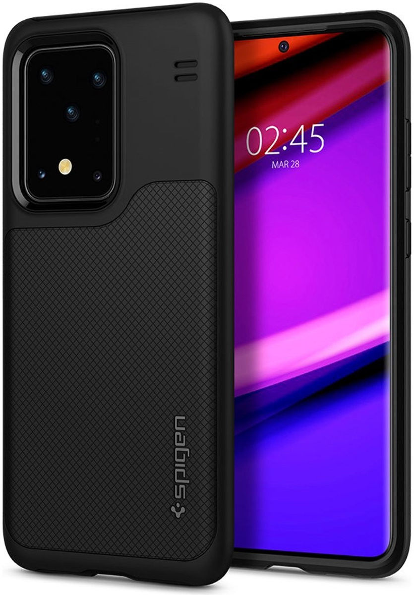 Spigen Hybrid NX Samsung Galaxy S20 Ultra Hoesje Zwart afbeelding 1