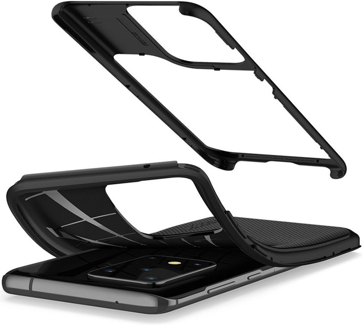 Spigen Hybrid NX Samsung Galaxy S20 Ultra Hoesje Zwart afbeelding 2