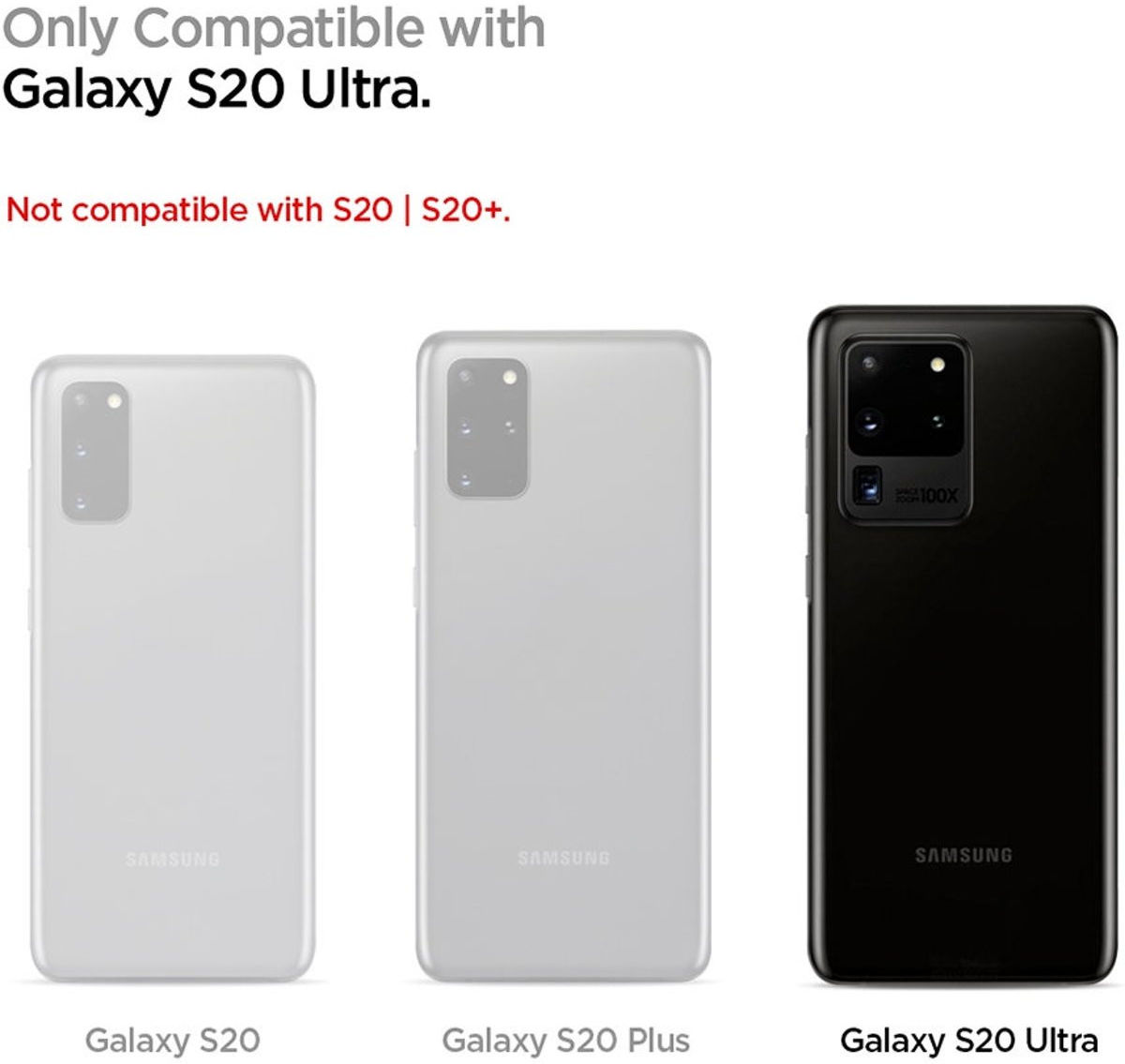 Spigen Hybrid NX Samsung Galaxy S20 Ultra Hoesje Zwart afbeelding 8