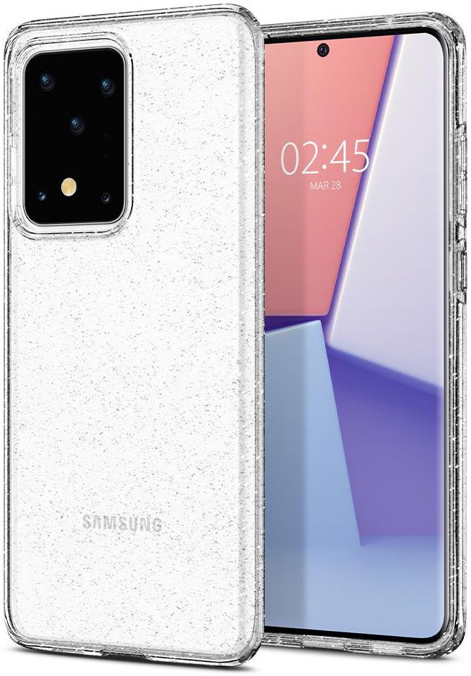 Spigen Liquid Crystal Samsung S20 Ultra Hoesje Glitter Crystal Quartz afbeelding 1