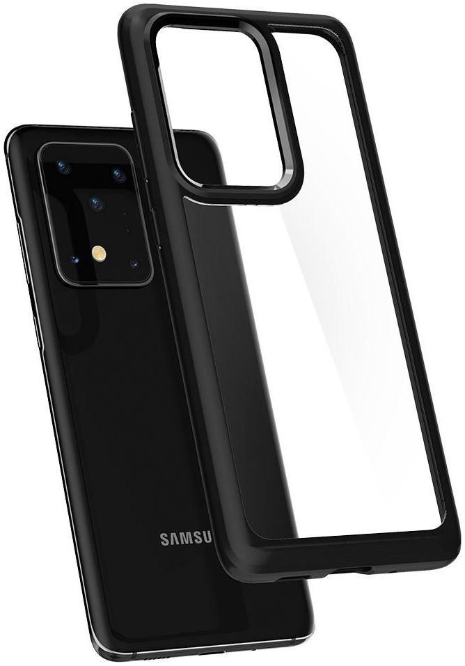 Spigen Ultra Hybrid Samsung Galaxy S20 Ultra Hoesje Transparant/Zwart afbeelding 2