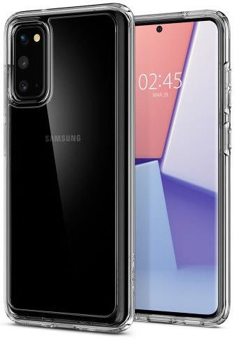 Spigen Crystal Hybrid Samsung Galaxy S20 Hoesje Transparant afbeelding 1