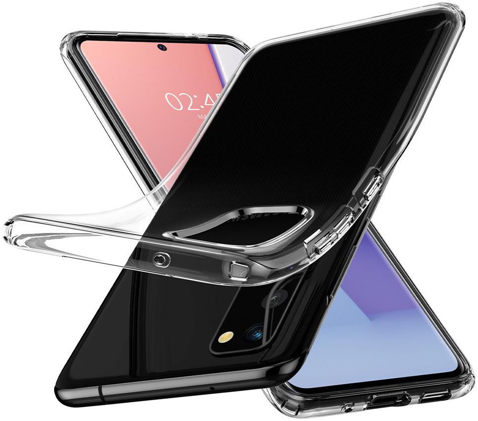 Spigen Liquid Crystal Samsung Galaxy S20 Hoesje Flexibel Transparant afbeelding 2