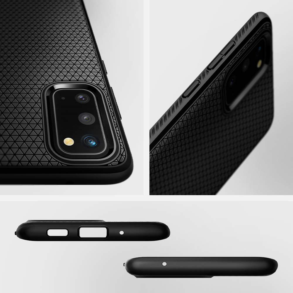 Spigen Liquid Air Samsung Galaxy S20 Hoesje Matte Zwart afbeelding 9
