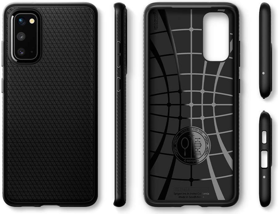 Spigen Liquid Air Samsung Galaxy S20 Hoesje Matte Zwart afbeelding 14