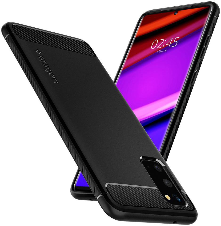 Spigen Rugged Armor Samsung Galaxy S20 Hoesje Zwart afbeelding 2