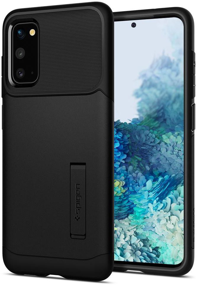 Spigen Slim Armor Samsung Galaxy S20 Hoesje Zwart afbeelding 1