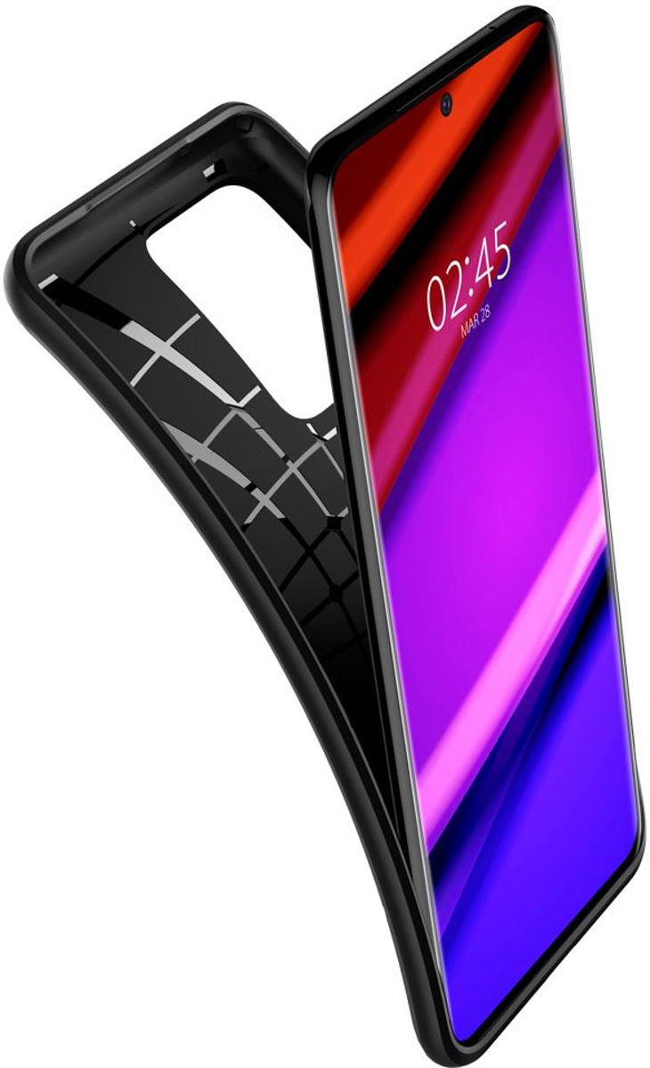 Spigen Core Armor Samsung Galaxy S20 Ultra Hoesje Zwart afbeelding 2