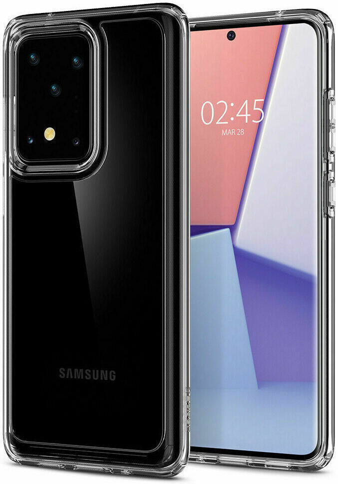 Spigen Crystal Hybrid Samsung Galaxy S20 Ultra Hoesje Transparant afbeelding 1