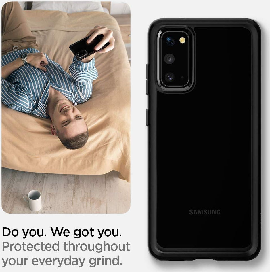 Spigen Ultra Hybrid Samsung Galaxy S20 Hoesje Zwart afbeelding 12