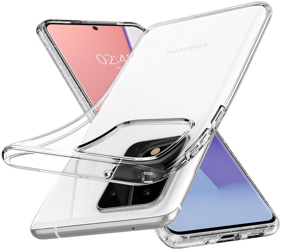 Spigen Liquid Crystal Samsung Galaxy S20 Ultra Hoesje Transparant afbeelding 1