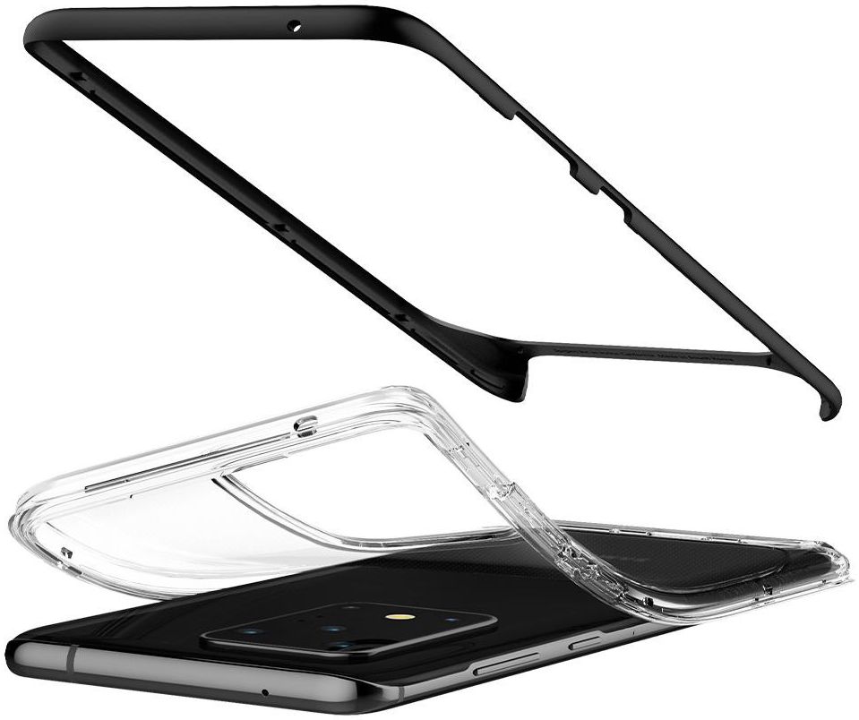 Spigen Neo Hybrid Samsung Galaxy S20 Ultra Hoesje Transparant/Zwart afbeelding 5