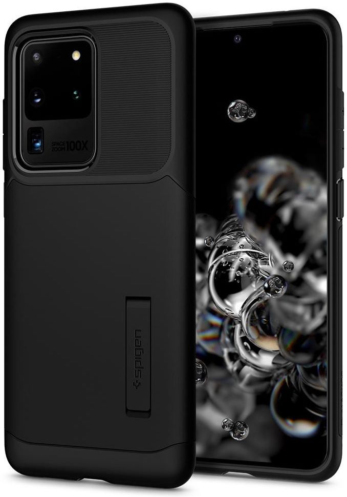 Spigen Slim Armor Samsung Galaxy S20 Ultra Hoesje Zwart afbeelding 1