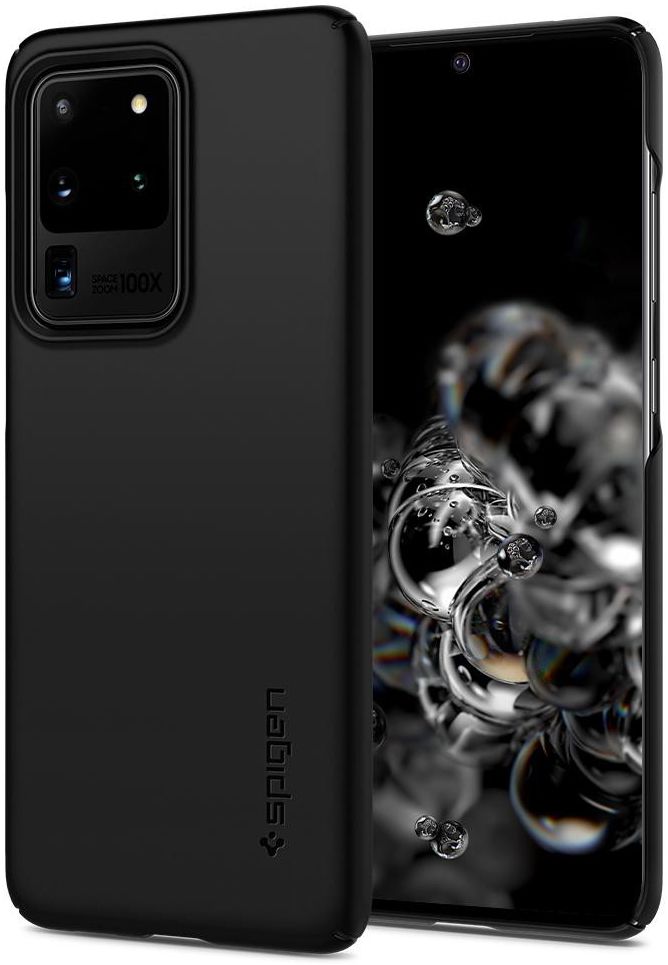 Spigen Thin Fit Samsung Galaxy S20 Ultra Hoesje Zwart afbeelding 1