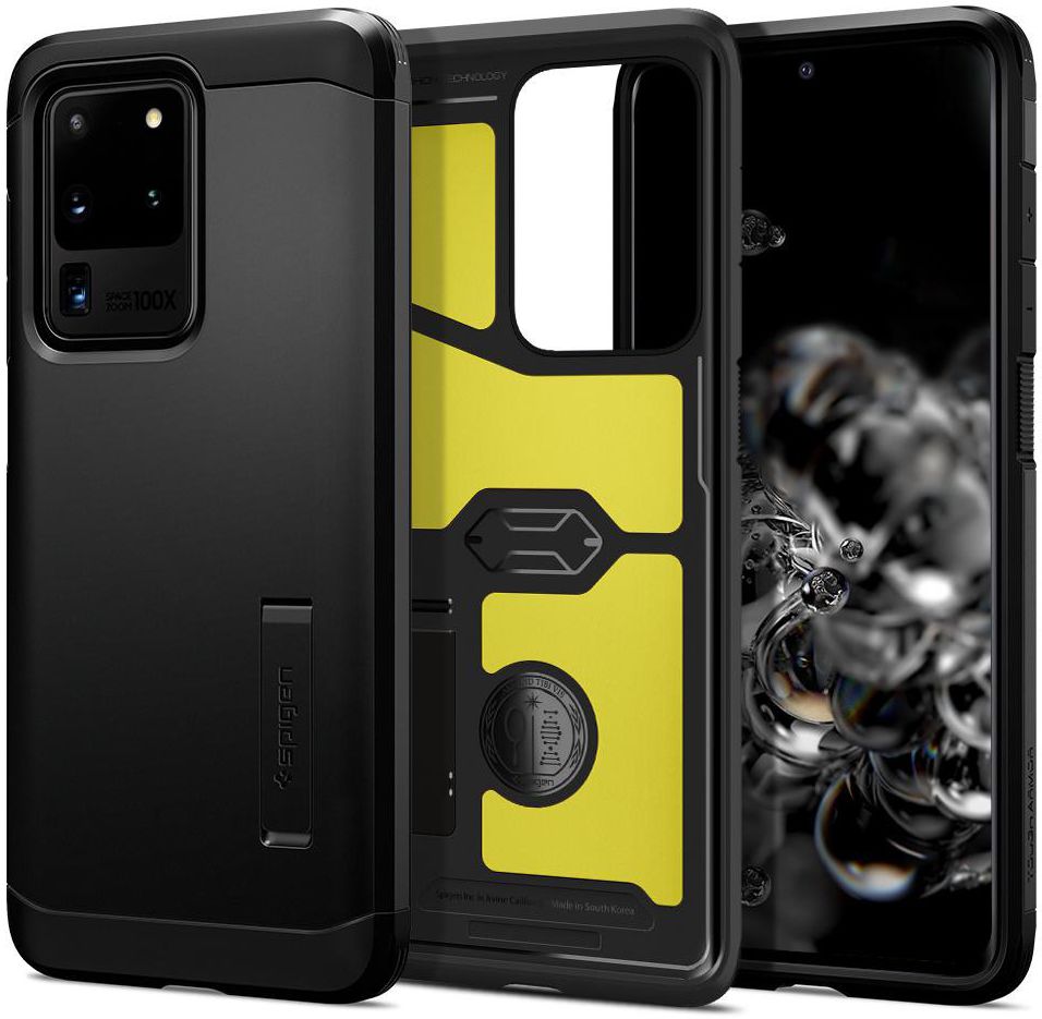 Spigen Tough Armor Samsung Galaxy S20 Ultra Hoesje Zwart afbeelding 1