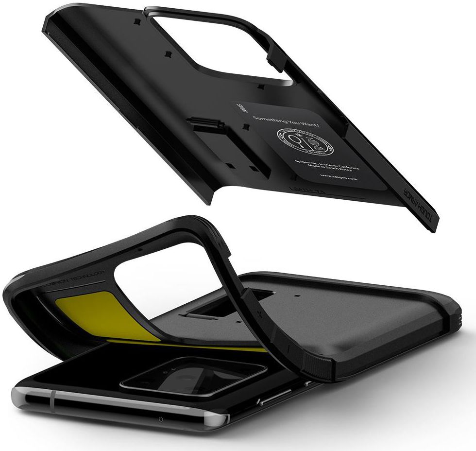 Spigen Tough Armor Samsung Galaxy S20 Ultra Hoesje Zwart afbeelding 2