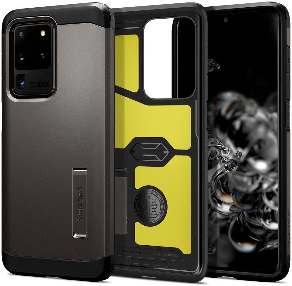 Spigen Tough Armor Samsung Galaxy S20 Ultra Hoesje Gunmetal afbeelding 1