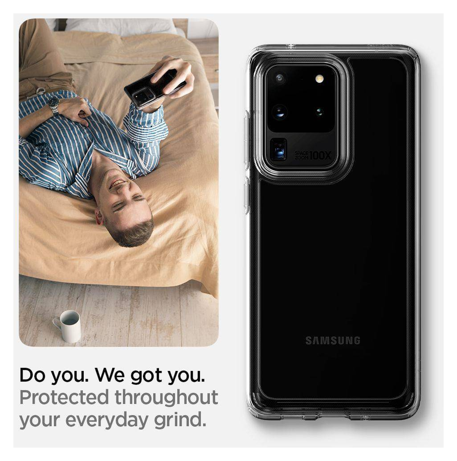 Spigen Ultra Hybrid Samsung Galaxy S20 Ultra Hoesje Transparant afbeelding 8
