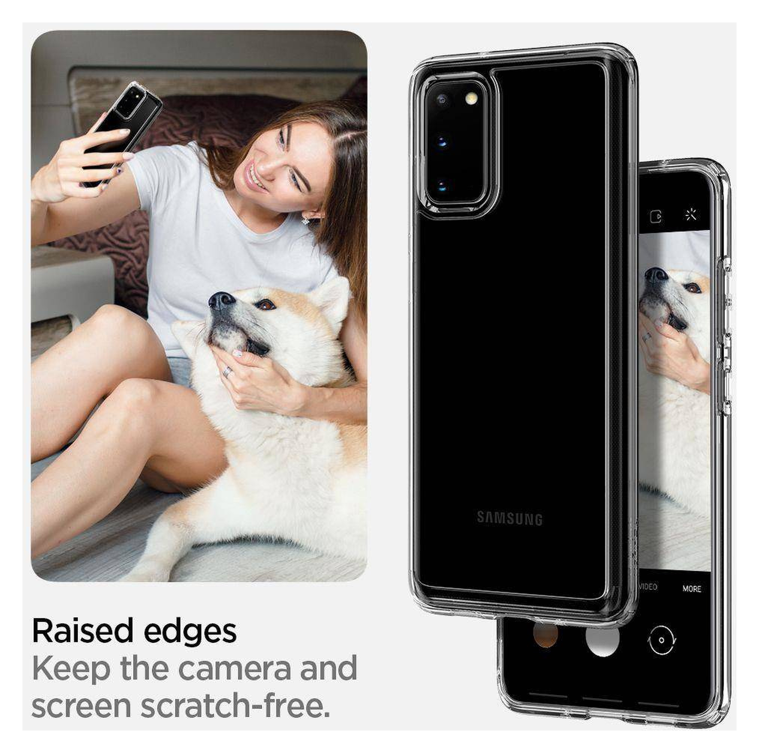 Spigen Ultra Hybrid Samsung Galaxy S20 Ultra Hoesje Transparant afbeelding 10
