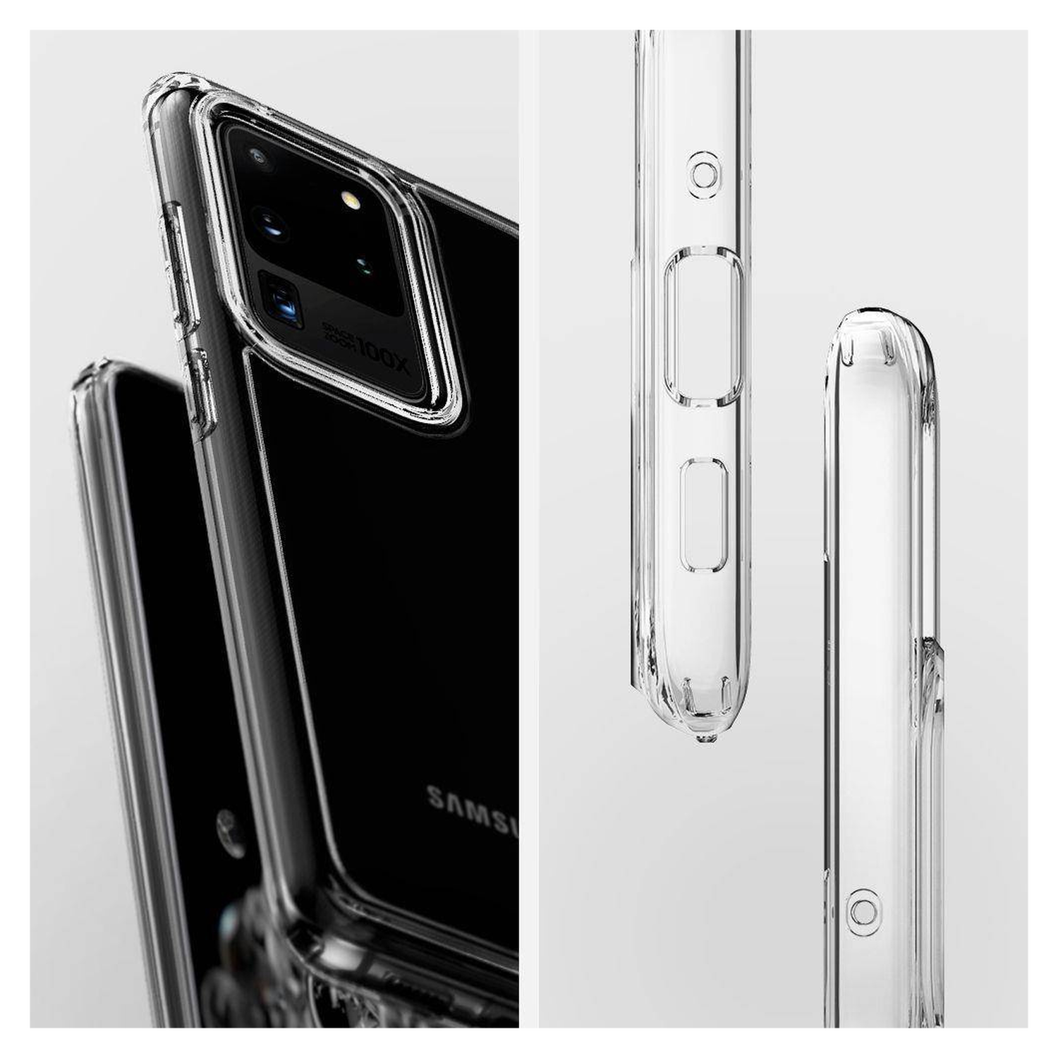 Spigen Ultra Hybrid Samsung Galaxy S20 Ultra Hoesje Transparant afbeelding 7