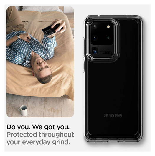 Spigen Ultra Hybrid Samsung Galaxy S20 Ultra Hoesje Transparant afbeelding 8