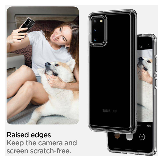 Spigen Ultra Hybrid Samsung Galaxy S20 Ultra Hoesje Transparant afbeelding 10