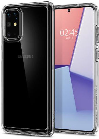 Spigen Crystal Hybrid Samsung Galaxy S20 Plus Hoesje Transparant afbeelding 1